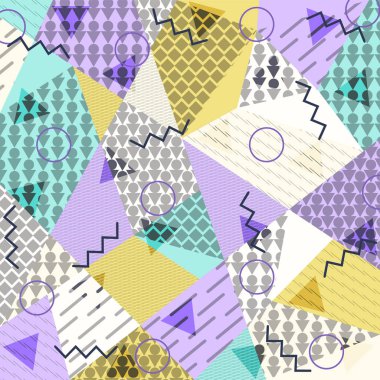 Memphis tarzında soyut arkaplan