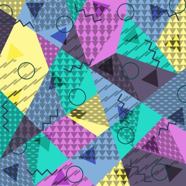 Memphis tarzında soyut arkaplan