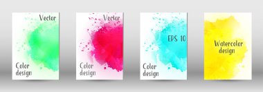 Sulu boya sprey resmini kapaklı tasarım.