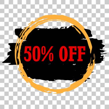 Modern minimalist satış afiş.