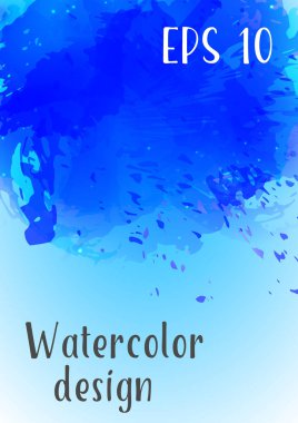 Vektör suluboya arkaplan.