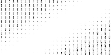 Soyut yarı ton doku numaraları ile.