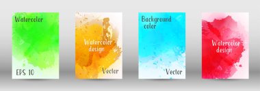 Sulu boya sprey resmini kapaklı tasarım.