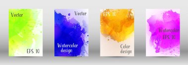 Sulu boya sprey resmini kapaklı tasarım.