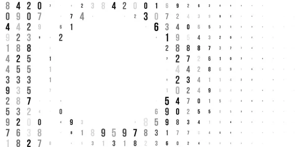 Абстрактная полутоновая текстура с числами . — стоковый вектор