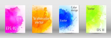 Sulu boya sprey resmini kapaklı tasarım.