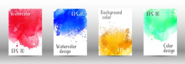 Sulu boya sprey resmini kapaklı tasarım.