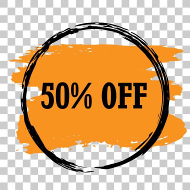 Modern minimalist satış afiş.