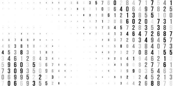 Абстрактная полутоновая текстура с числами . — стоковый вектор