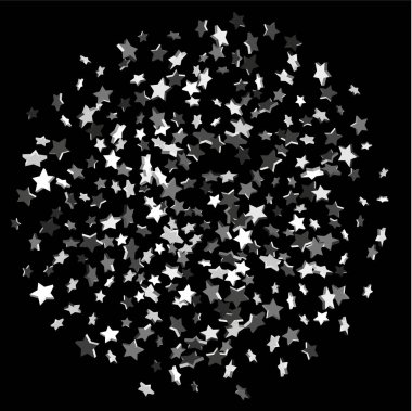 Düşen konfeti yıldız