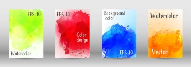 Sulu boya sprey resmini kapaklı tasarım.