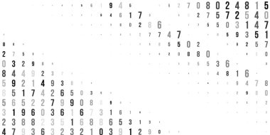 Soyut yarı ton doku numaraları ile.