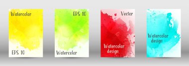 Sulu boya sprey resmini kapaklı tasarım.