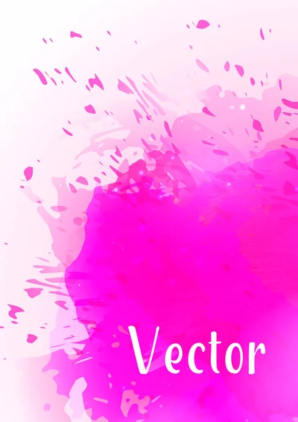 Vetor fundo aquarela. — Vetor de Stock