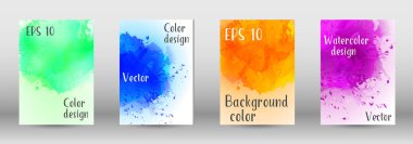 Sulu boya sprey resmini kapaklı tasarım.