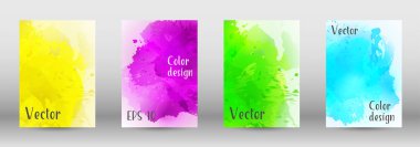 Sulu boya sprey resmini kapaklı tasarım.