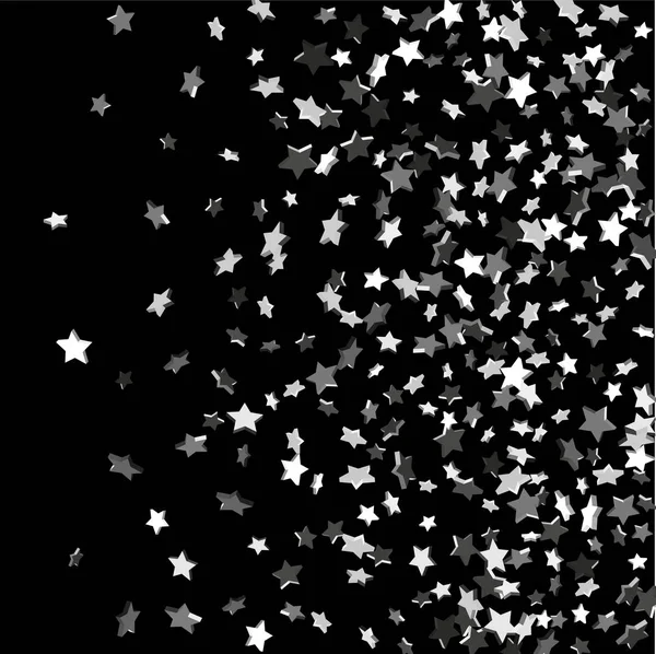 Falling confetti stars — Stock Vector