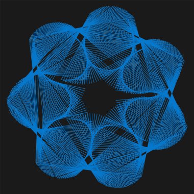 Dekoratif için soyut gökadasında ögesi.