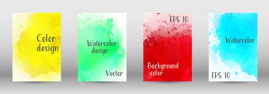 Sulu boya sprey resmini kapaklı tasarım.