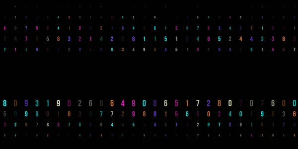 Vektor binärer Code Hintergrund. — Stockvektor