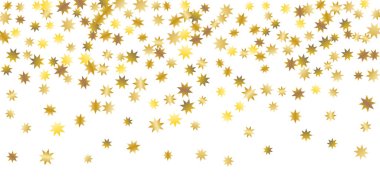 Altın konfeti arka planı.