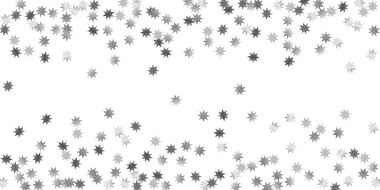 Beyaz bir arka plan üzerinde sabit yıldız.