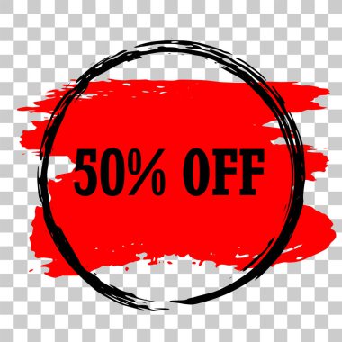 Modern minimalist satış afiş.