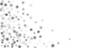 Beyaz bir arka plan üzerinde sabit yıldız.