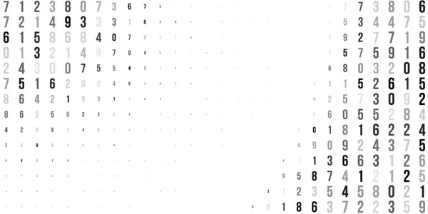 数字で抽象的なハーフトーン テクスチャ. — ストックベクタ