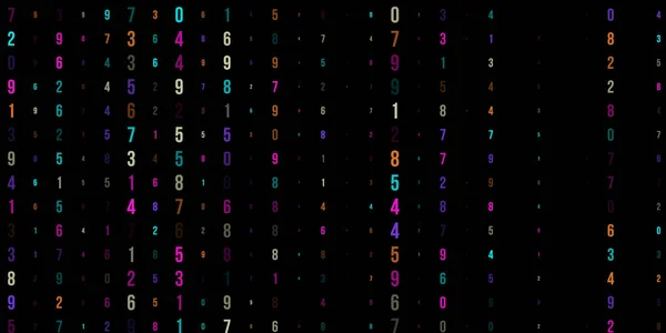 Fundo de código binário vetorial . —  Vetores de Stock