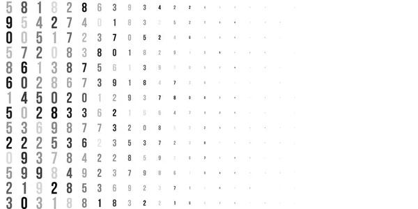 Абстрактная полутоновая текстура с числами . — стоковый вектор