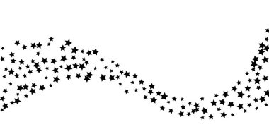 Soyut uçan konfeti yıldız. Kayan yıldızı arka plan.