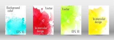 Sulu boya sprey resmini kapaklı tasarım.