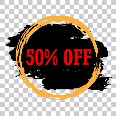 Modern minimalist satış afiş.