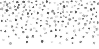 Beyaz bir arka plan üzerinde sabit yıldız.