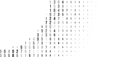 Soyut yarı ton doku numaraları ile.