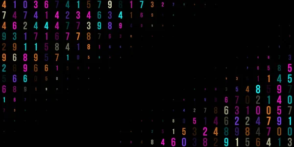 Vector binary code background. — Stock Vector