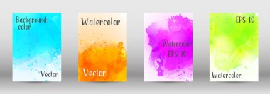 Sulu boya sprey resmini kapaklı tasarım.