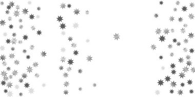 Beyaz bir arka plan üzerinde sabit yıldız.