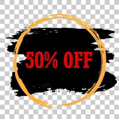 Modern minimalist satış afiş.