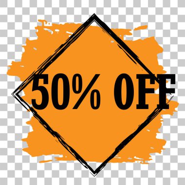 Modern minimalist satış afiş.