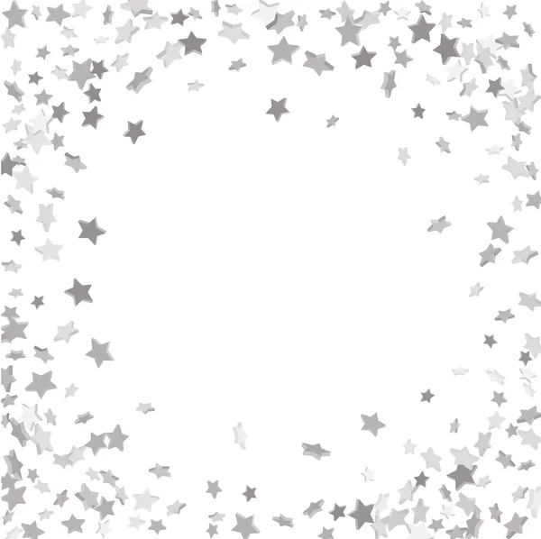 Fallende Konfetti-Sterne — Stockvektor
