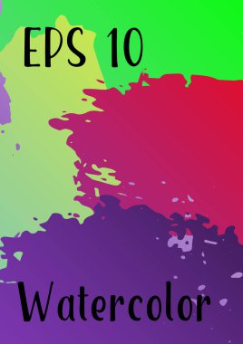 Vektör suluboya arkaplan.