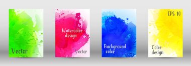 Sulu boya sprey resmini kapaklı tasarım.