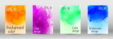 Sulu boya sprey resmini kapaklı tasarım.