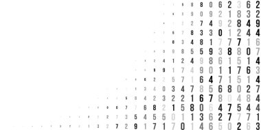 Soyut yarı ton doku numaraları ile.