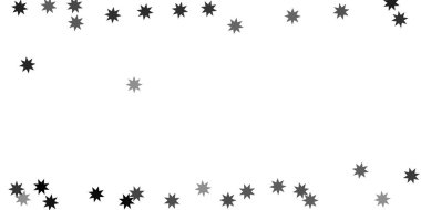 Beyaz bir arka plan üzerinde sabit yıldız.