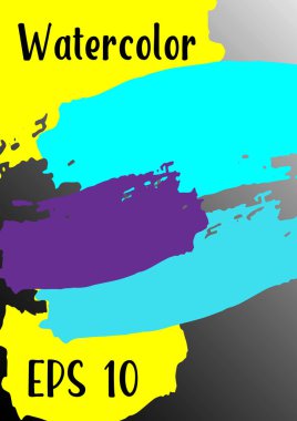 Vektör suluboya arkaplan.