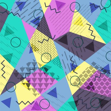 Memphis tarzında soyut arkaplan