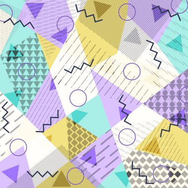 Memphis tarzında soyut arkaplan